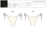Design Swimwear Bikini Trunks Briefs Lingerie With Techpack By